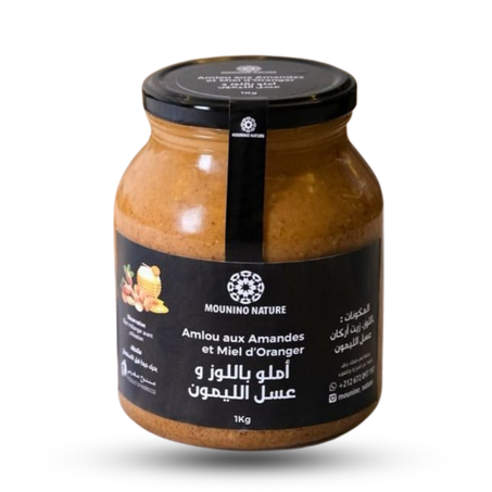 أملو باللوز و عسل الليمون و زيت الأركان 1كغ
