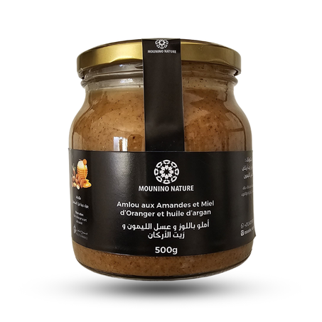 أملو باللوز و عسل الليمون و زيت الأركان 500غرام