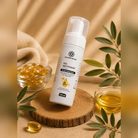 Gel nettoyant avec Acide salicylique