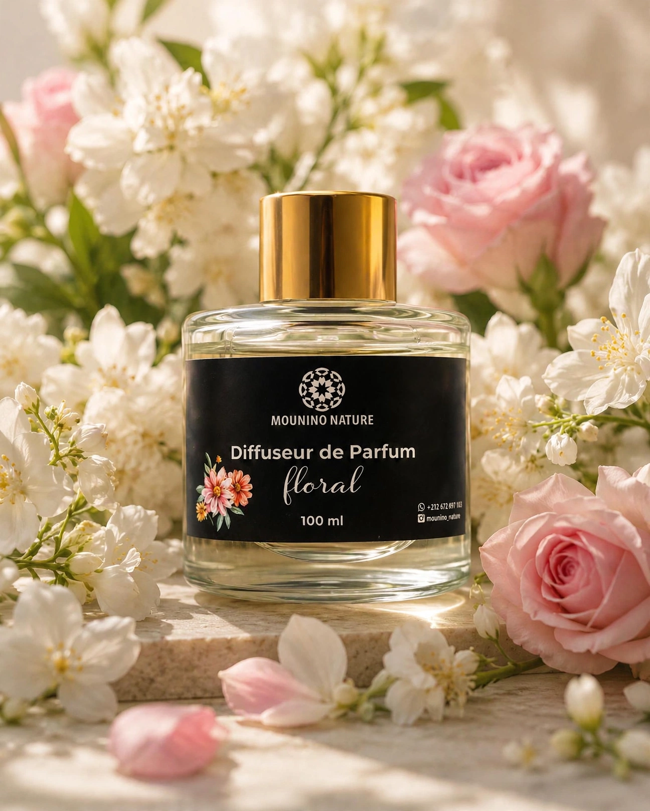Diffuseur de parfum floral 100ml