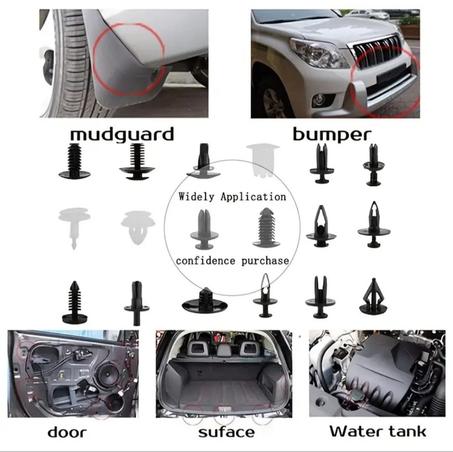 مجموعة كليبس للسيارات 415 قطعة متنوعة لإصلاح جميع أضرار سيارتك بكل سهولة