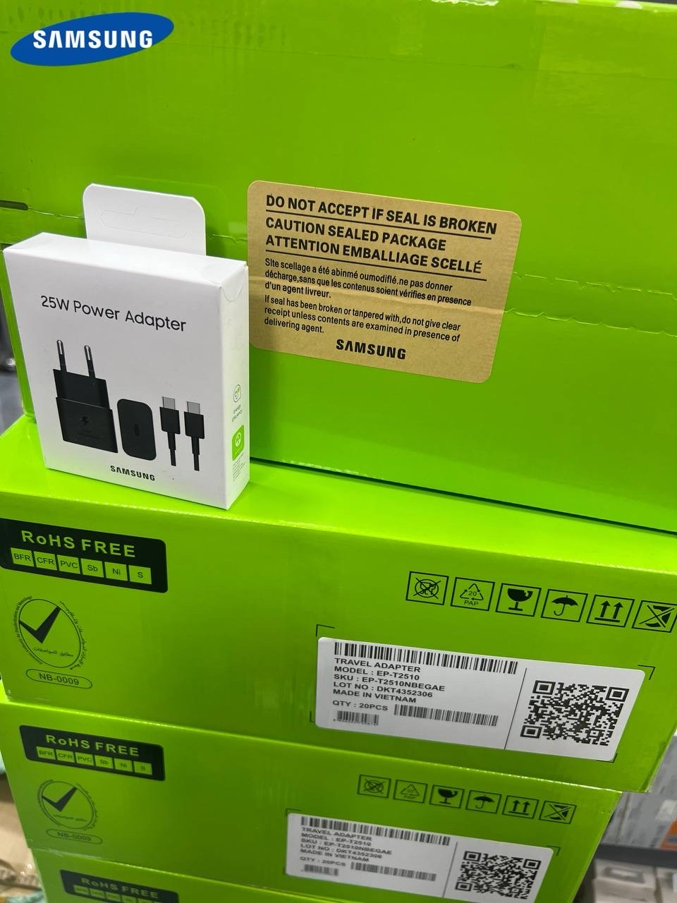 شاحن شركي samsung أصلي