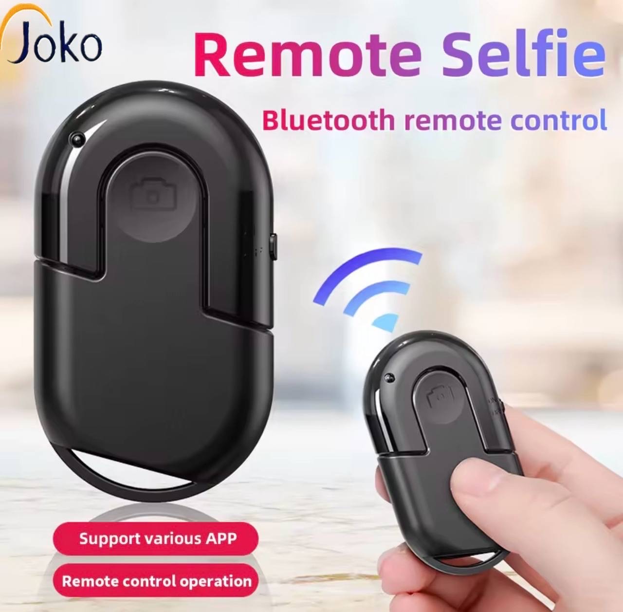 Télécommande Bluetooth للتصاور والسيلفي – خدم يدك بلا ما تمس التليفون!