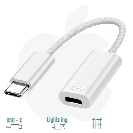 Adaptateur Apple Original – Lightning vers USB-C (Charge & Audio) | محول أصلي من آبل للشحن والصوت