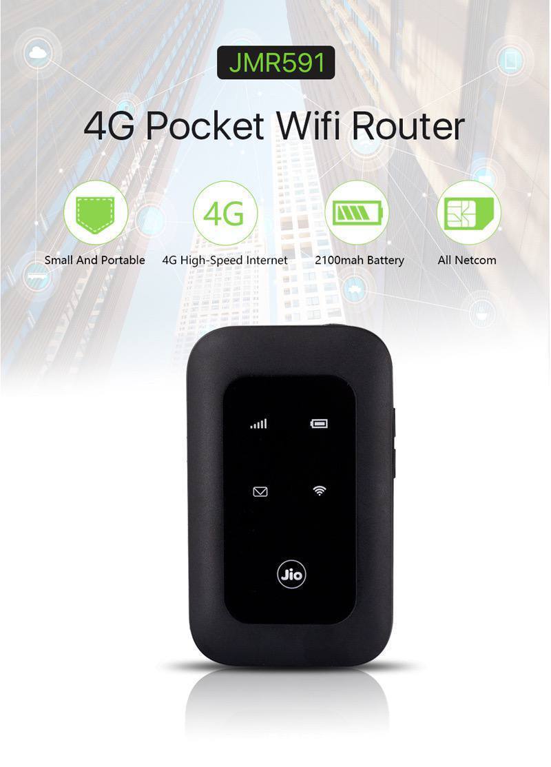 راوتر محمول صغير فالحجم، كبير فالأداء !📶 Jio – راوتر الجيب 4G ديال الصبر والقوة!