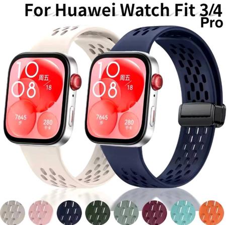 Bracelet Nike en silicone – للساعات Huawei Fit 3 / 4 / 4 Pro