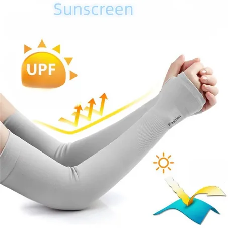Manchettes Anti-UV Effet Rafraîchissant (Ice Silk) — Protection Solaire & Confort Extrême