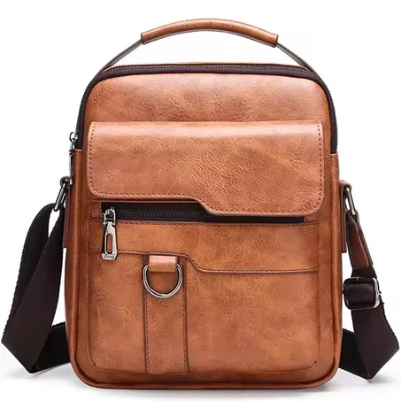 Sac Sacoche Crossbody Homme Anti-Vol — Imperméable & Recharge USB