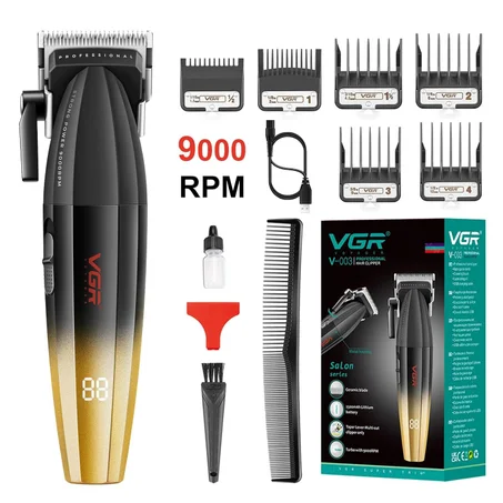 Tondeuse Professionnelle VGR V-003 9000 RPM avec Écran LED