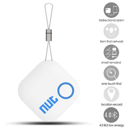 Balise Anti-Perte & Localisateur Intelligent Smart Tag Nut 2 — Tracer Bluetooth pour Clés, Portefeuille, Sac & Animaux (Alarme Bidirectionnelle)