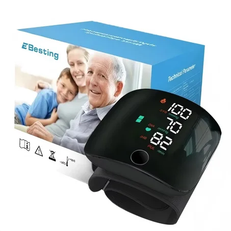 Tensiomètre Électronique Digital de Poignet — Mesure Automatique, Précision Médicale & Écran LCD