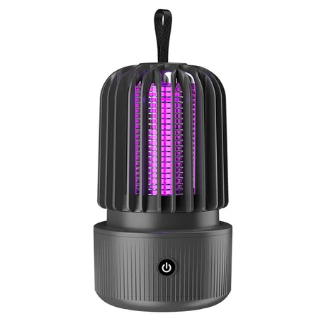 Lampe Anti-Moustiques Électrique 2-en-1 — Piège UV Violet Silencieux & Lanterne LED Portative (Chambre, Jardin & Camping)