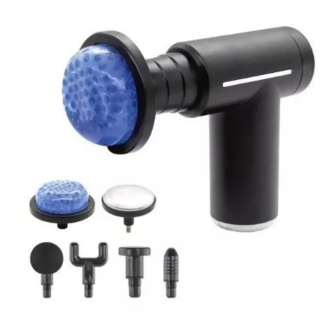 Pistolet de Massage Musculaire Mini avec Chaleur Apaisante — Percussion Profonde & Thérapie Thermique Ciblée