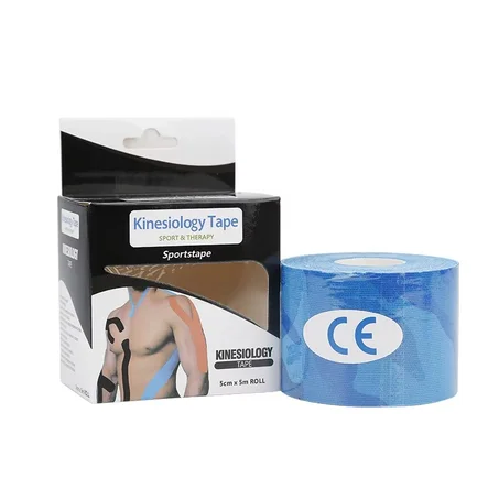 Bande de Kinesiologie Élastique & Imperméable (5cm x 5m) — Physio Tape Anti-Douleur Musculaire & Support Articulaire
