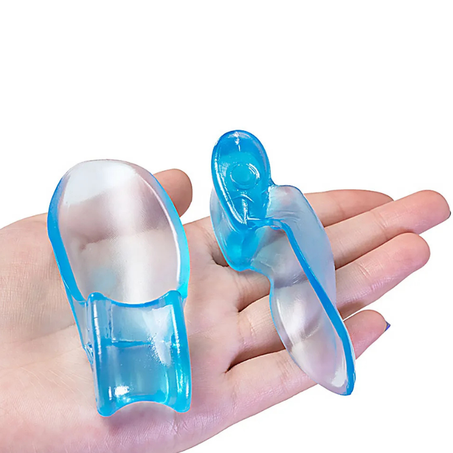 فواصل أصابع السيليكون لتقويم القدم – واقي جل لتصحيح انحراف الإبهام والعناية بالقدم