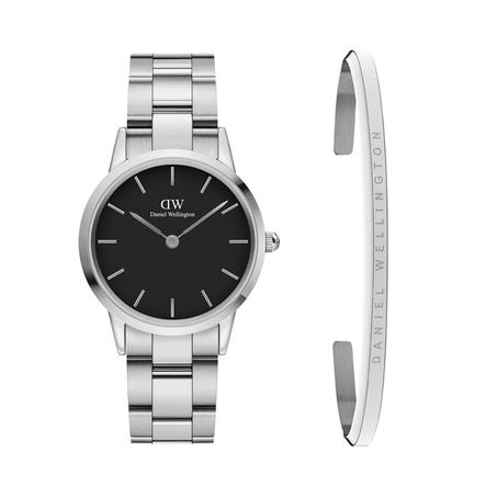 ICONIC LINK Silver Fond Noir