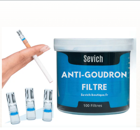 BETTER SMOKE - Filtre Anti Goudron 100 pièces
