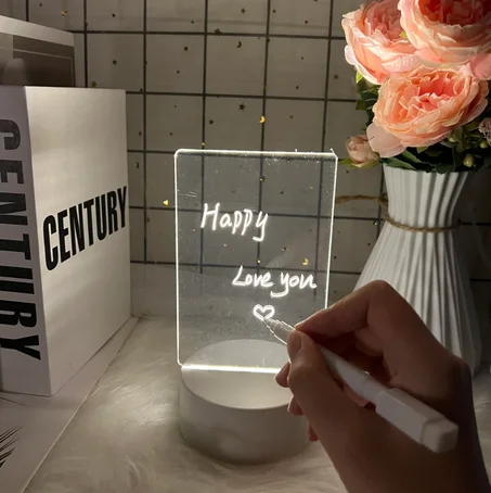 السبورة الشفافة المضيئة