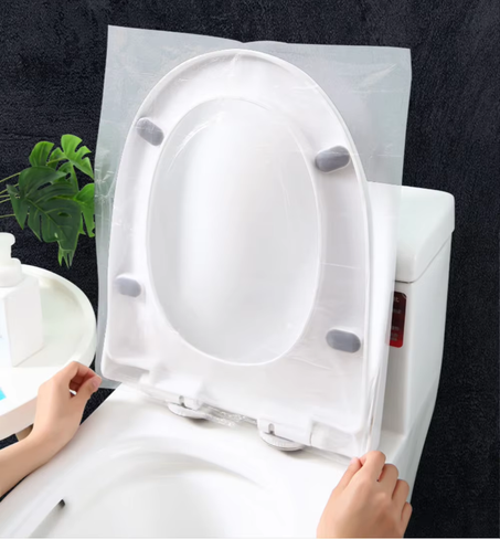 غطاء مرحاض بلاستيكي