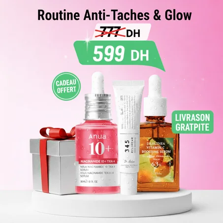 ✨ Routine تفتيح البشرة – Glow & Bright Skin