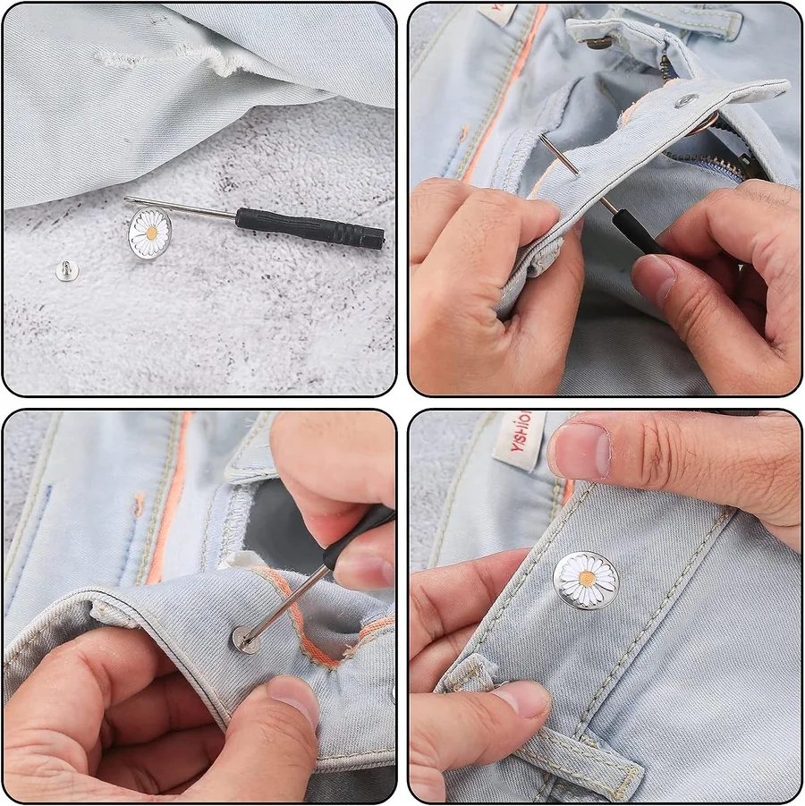 زر الجينز السحري - Metal Button Extender