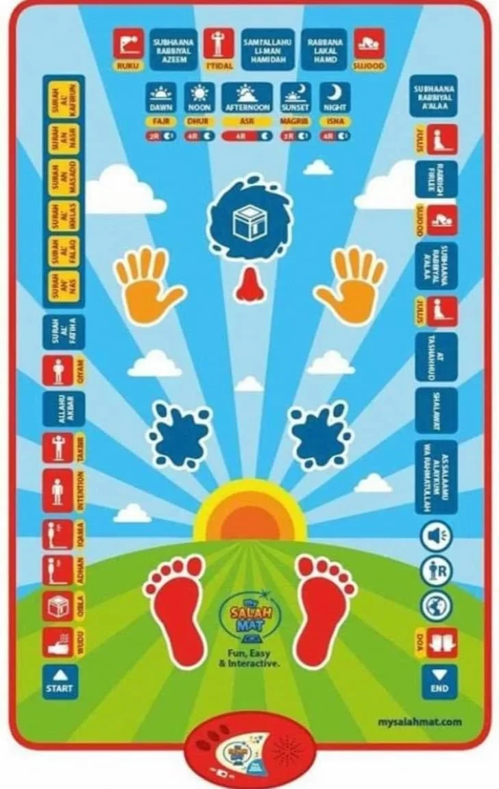 سجادة تعليم الصلاة الإلكترونية