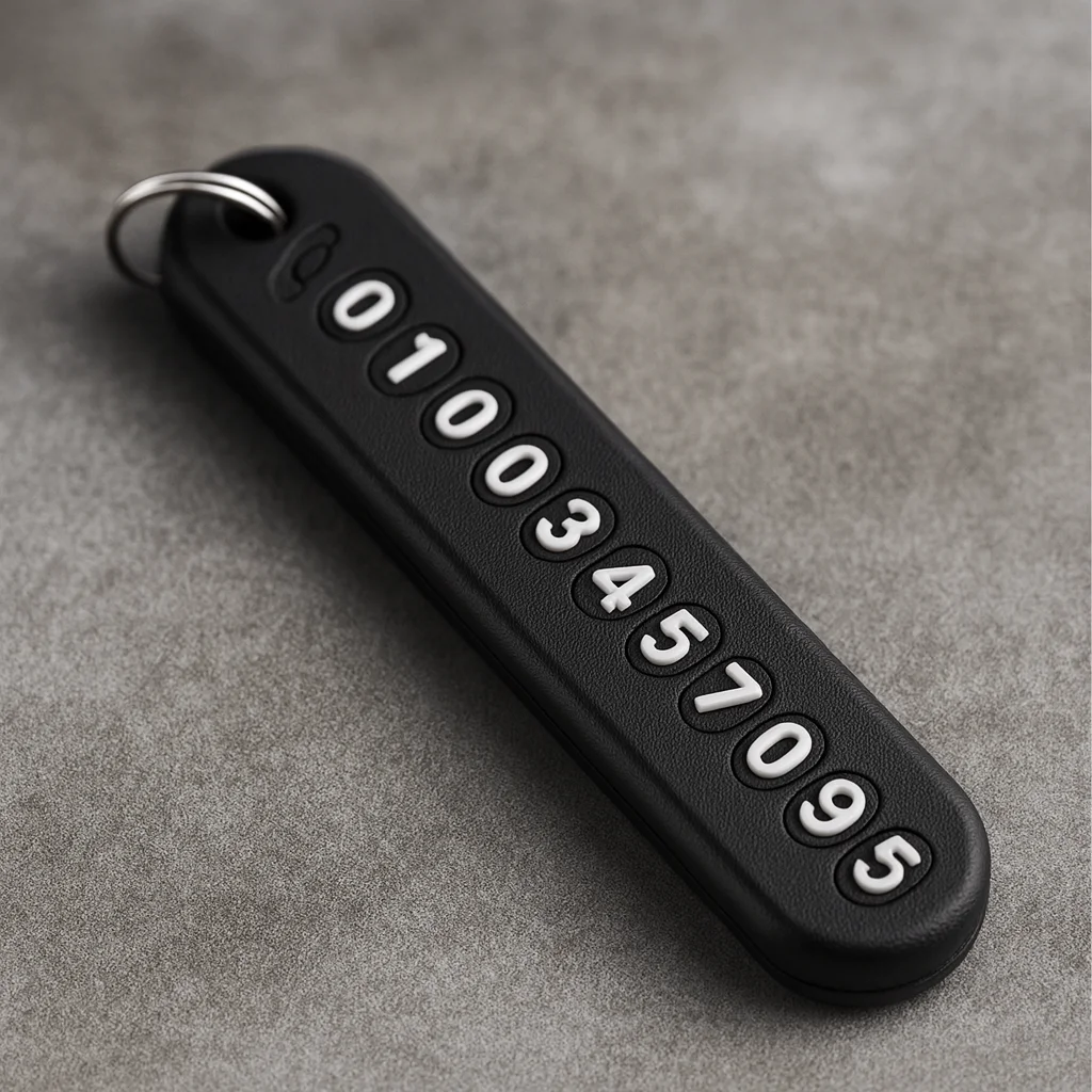 ميدالية تعريف ذكية برقم الهاتف – Phone Number Tag