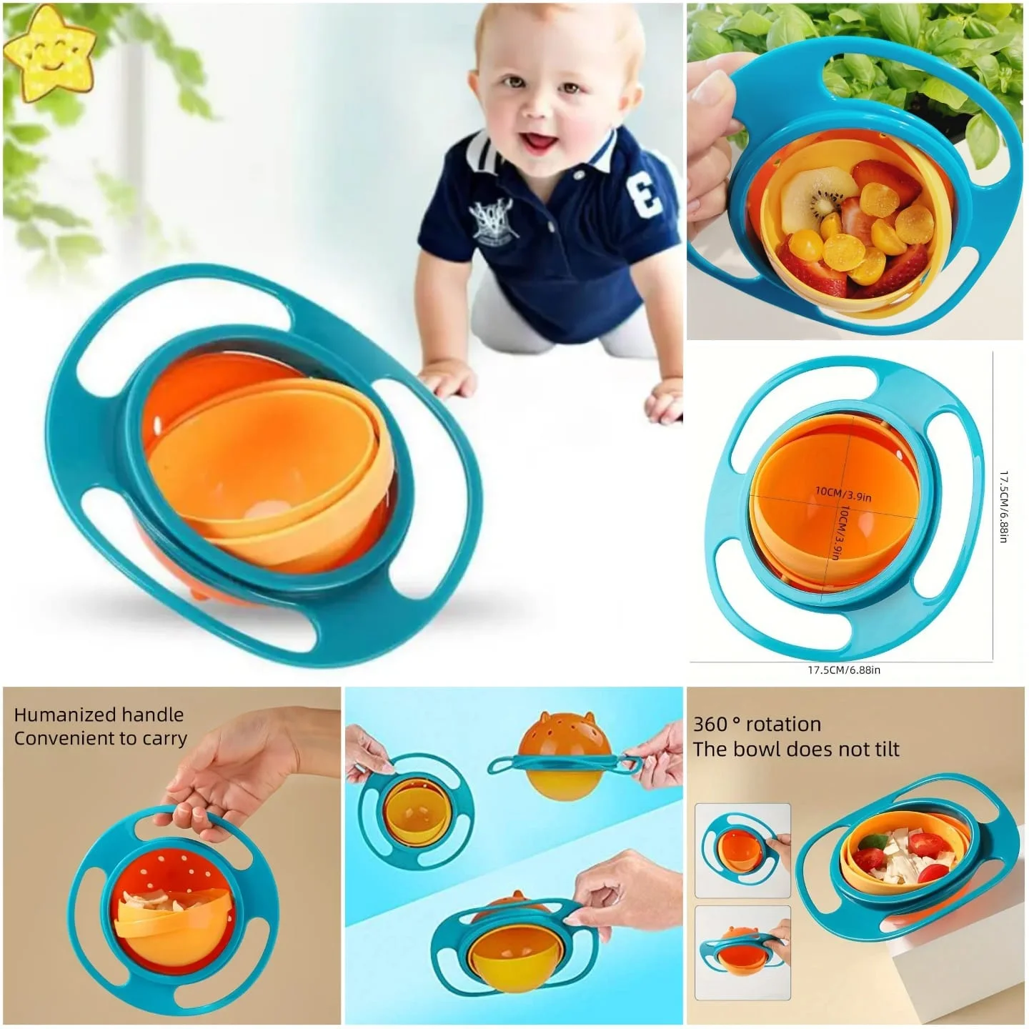 Magic Gyro Bowl - الصحن الدوار المضاد للأنسكاب