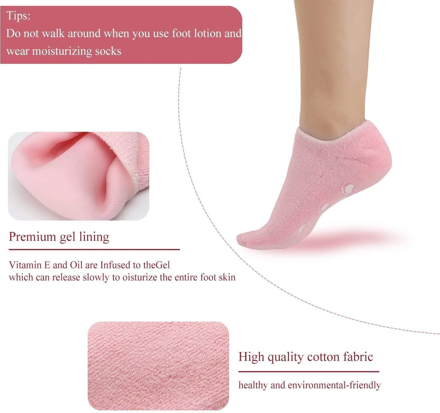الشراب والجوانتي الجيل - Spa Gel Socks & Gloves