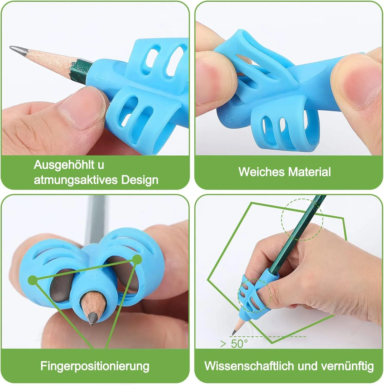 حامل قلم ثلاثي الأصابع للأطفال