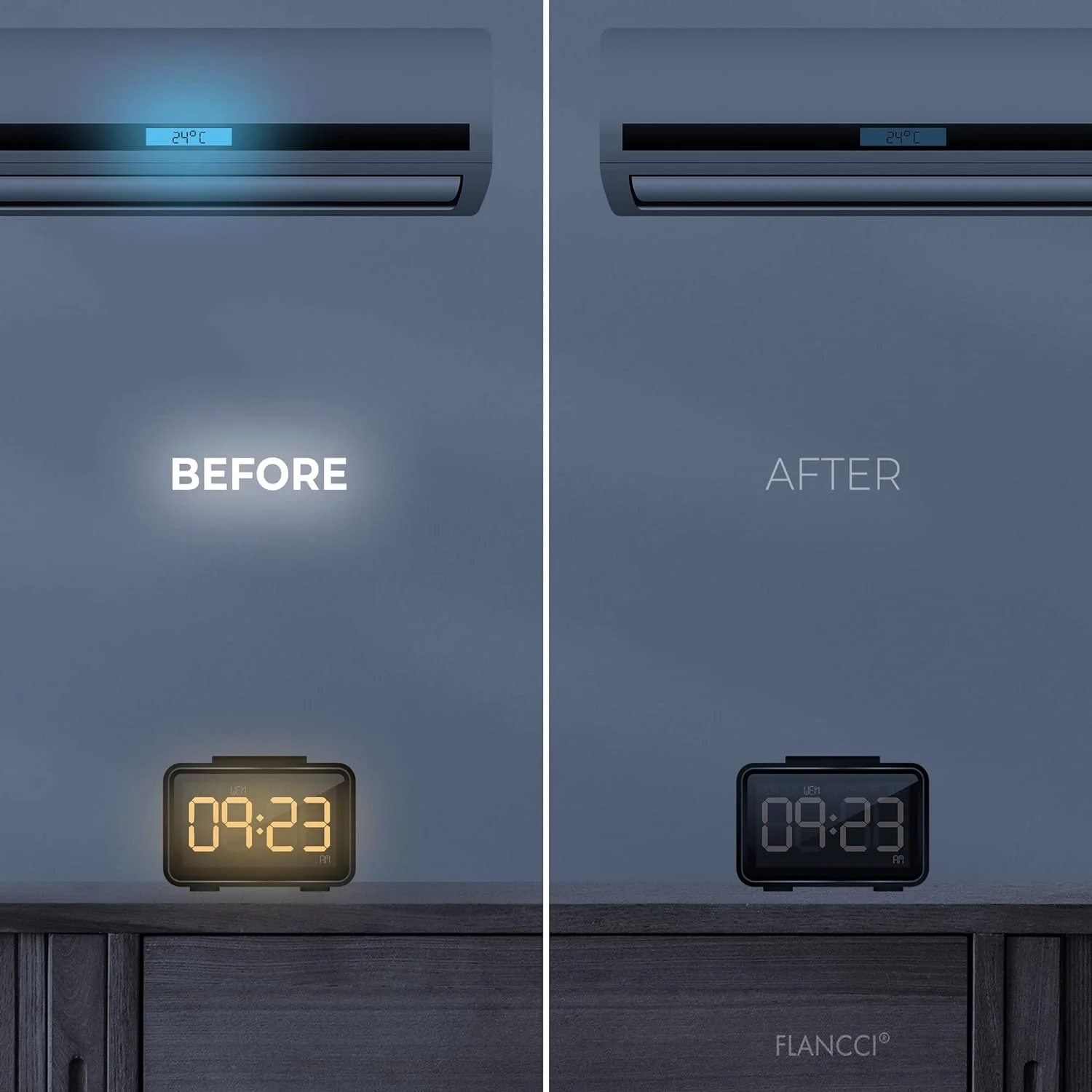 ملصقات حجب الأضواء المزعجة - LED Light Blocking Stickers