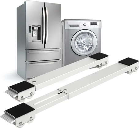 حامل أجهزة كهربائية متين بـ 24 عجلة مع نظام قفل وفرامل