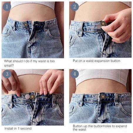 زر التوسيع السحري - Metal Button Extender