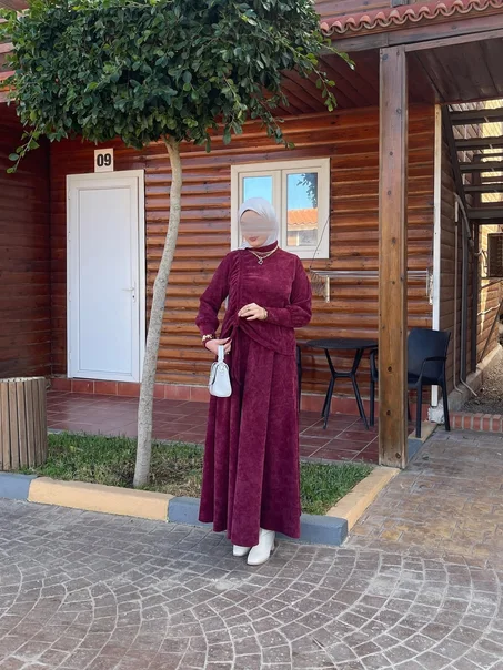 🧕✨ أنصومبل مخملي أنيق – أناقة وراحة فآن واحد ✨