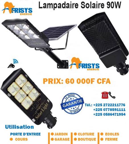 Lampadaire solaire 90 W