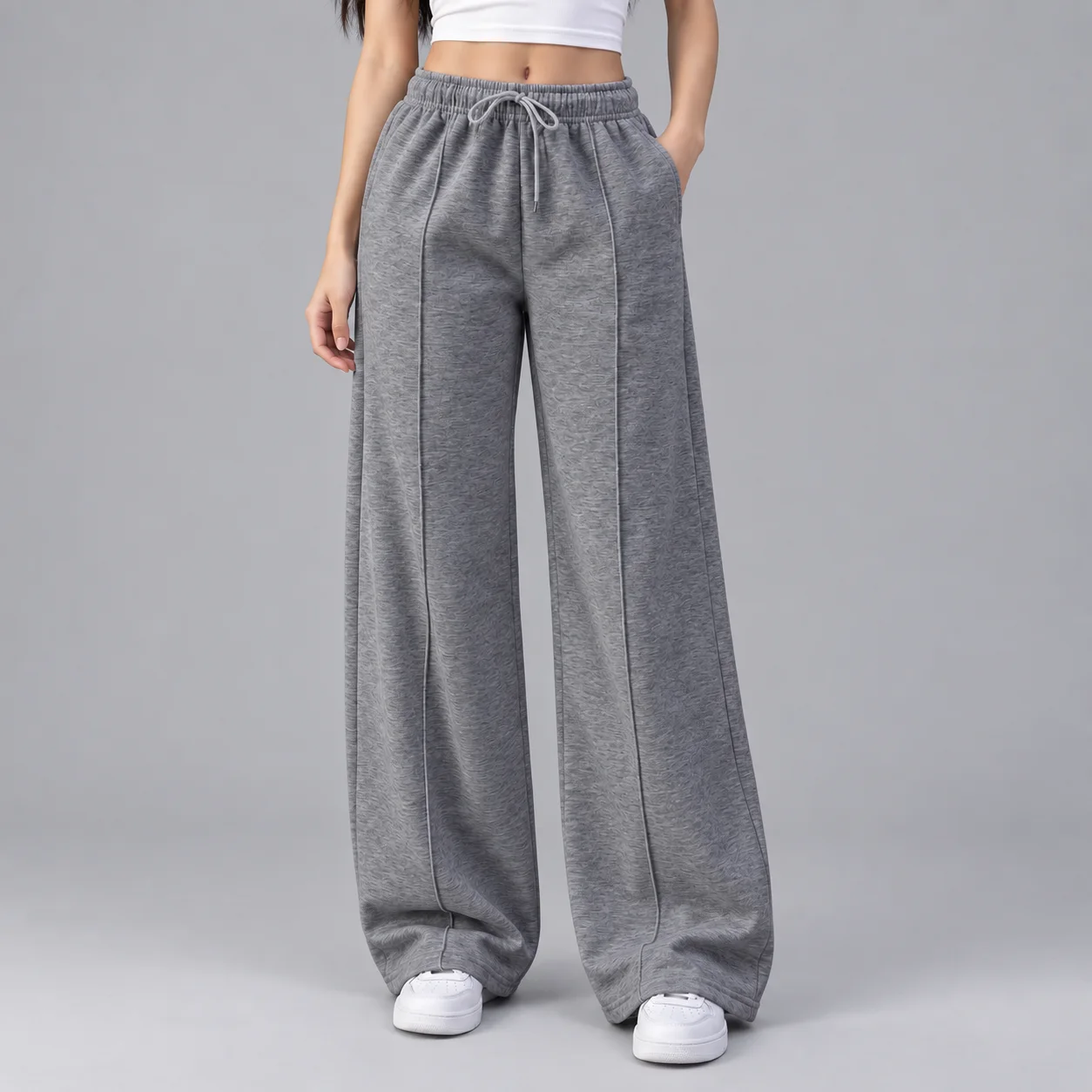 Pantalon Femme Wide Leg