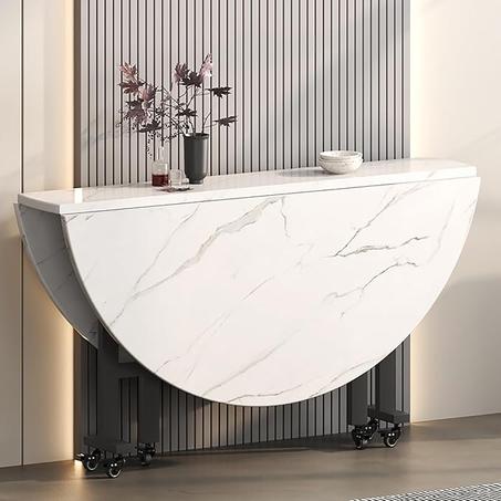 الطاولة الدائرية القابلة للطي الفاخرة التي تعيد ابتكار مساحتك!