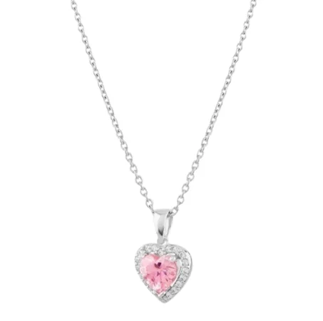 Pink Heart Necklace Pandora