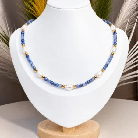 Sapphire Perle Necklace