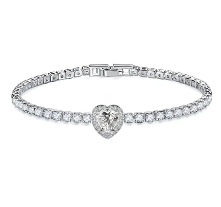 Heart tennis pandora bracelet