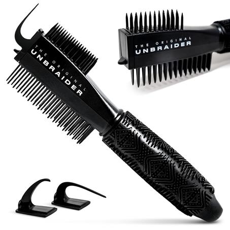 The UnBraider - Cepillo desenredante para trenzas | Unbraider para quitar las trenzas | Cepillos de pelo premium sin trenzar para mujeres | No se tira ni se rompe | Todo tipo de cabello | Óni