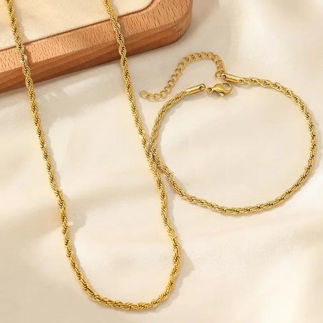 Ensemble chaine Torsadée