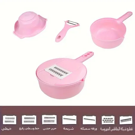 قطاعة الخضروات اليدوية - مثالية للجزر، البطاطس،وجميع الخضر و الفواكه