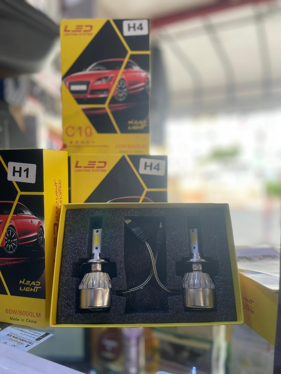 TIRBO LED BON QUALITE 60W 8000LM H4 H7 H11 H1