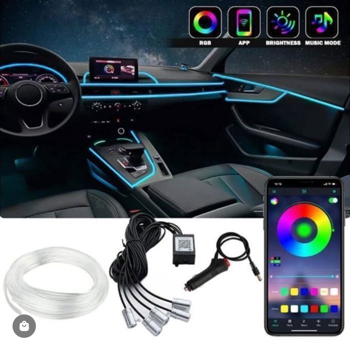 LED AMBIENCE AVEC TOUTE LES COULEURS