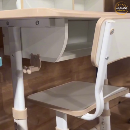 مكتب دراسي للأطفال قابل للتعديل مع كرسي، ودرج تخزين / Adjustable Kids Study Desk with Chair and Storage Drawer