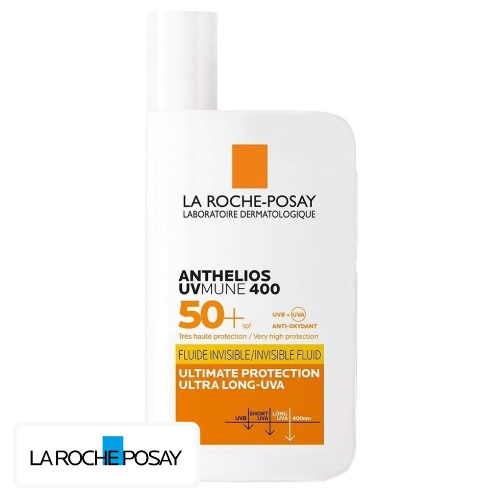 La Roche-Posay Anthelios UVMUNE 400 Ecran Solaire en Fluide Invisible Shaka Spf50 – 50ml