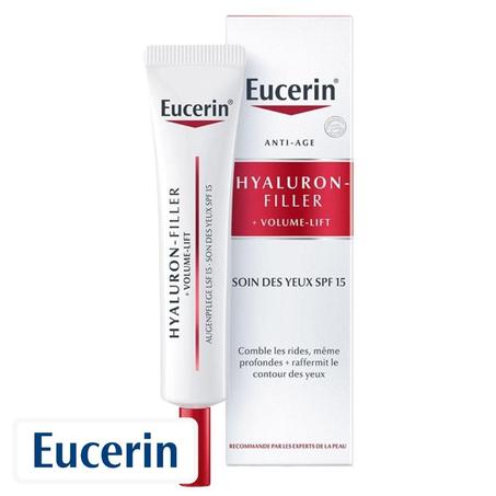 Eucerin Hyaluron-Filler + Volume-Lift Soin des Yeux Spf15 Rides – 15ml