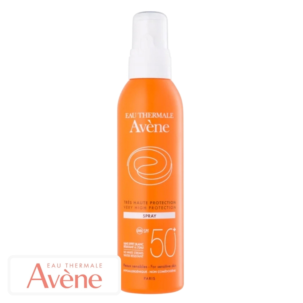 Avène Solaire Spray Résistant à l’Eau sans Effet Blanc Spf50 – 200ml