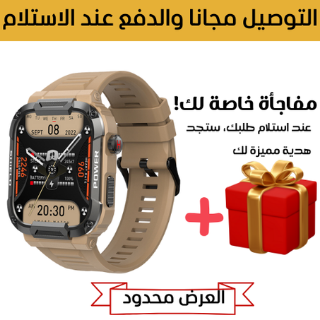 ساعة ذكية تدعم مراقبة معدل ضربات القلب ومراقبة ضغط الدم مضادة للماء